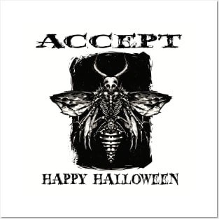 Accept. happy halloween Posters and Art